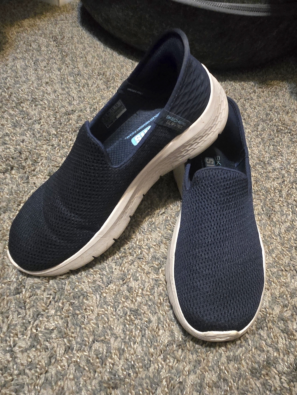 Skechers Women’s Slip-On Sneakers - Navy Blue